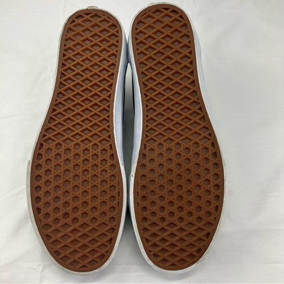 VANS Off The Wall Gray Suede Toe Box Low Lace Up Skate Sneaker Men’s 9 - Picture 7 of 9